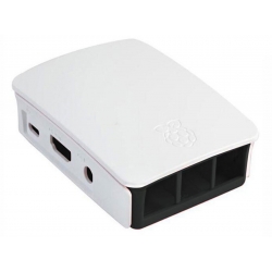 Plastikowa obudowa do Raspberry Pi 3 biało-czarna OBD-026
