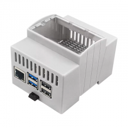 Obudowa na szynę DIN do Raspberry Pi 5 ABS