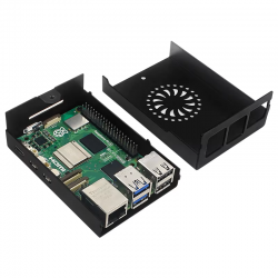 Obudowa aluminiowa do Raspberry Pi 5  + wentylator z radiatorem