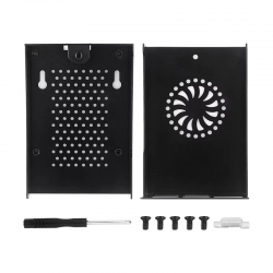Obudowa aluminiowa do Raspberry Pi 5  + wentylator z radiatorem