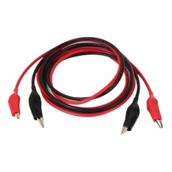 Przewód pomiarowy krokodyl - krokodyl 100cm 52mm 20AWG