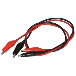 Przewód pomiarowy krokodyl - krokodyl 100cm 52mm 20AWG