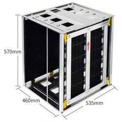 Magazynek stojak do płytek drukowanych PCB SMT typu Rack ESD 535x460x570mm SK1301