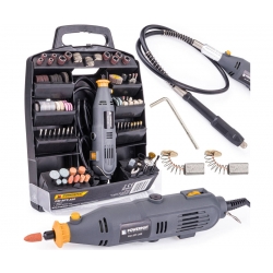 Mini szlifierka prosta trzpieniowa 350W 300 końcówek PM-SPT-350