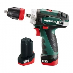 Wiertarko-wkrętarka akumulatorowa Metabo PowerMaxx Quick 12V 2 x 2,0Ah 4007430244260 600156500