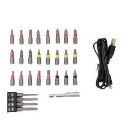 PT-1366U akumulatorowy wkrętak elektryczny z zestawem bitów Pro'sKit