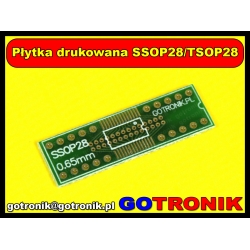 Płytka drukowana SSOP28 raster 0,65mm