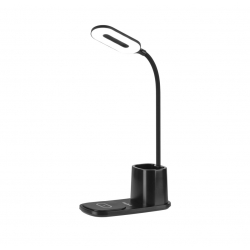 Lampka LED na biurko z ładowarką indukcyjną biała RB-6302-W 5901890066839