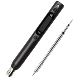 Zestaw 8w1 lutownica S99 + grot C245-I + stojak + kabel XT60 - C + etui + drut Sequre