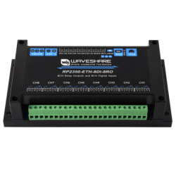 Moduł przemysłowy RP2350 z 8 przekaźnikami 8-DI, 8-RO i Ethernetem Waveshare