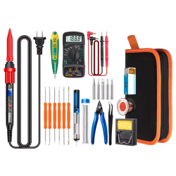 SL106-24 zestaw 24w1 lutownica + multimetr AN8205C + tester VD700 180°C – 520°C Aneng