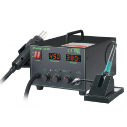 SS-989B stacja lutownicza 2w1 Hot Air i grotowa 700W Pro'sKit