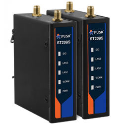 ST208S przemysłowy most bezprzewodowy Wi-Fi do PLC 2.4GHz 300Mbps PUSR