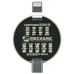 T810 tester napięcia portu USB-C oraz lighting iPhone Mechanic