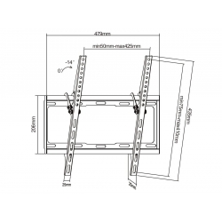 Uchwyt naścienny uniwersalny do LED TV (26-55
