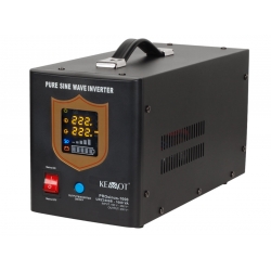 Zasilacz awaryjny KEMOT PROsinus-1000 12V 12V 230V 1000VA/700W kolor czarny URZ3406B