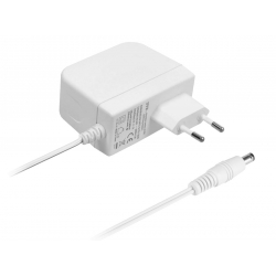 Zasilacz impulsowy 12V 2A 2,1/5,5 biały URZ4044