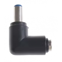 Adapter kątowy DC 5.5x2.5mm gniazdo na 5.5x2.1mm wtyk