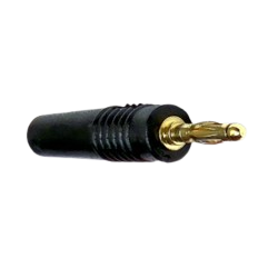 Wtyk banan 2mm EFP24 czarny Talvico