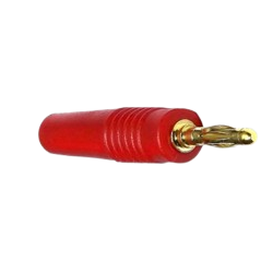 Wtyk banan 2mm EFP24 czerwony Talvico