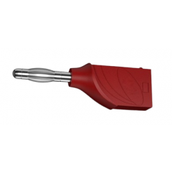 Wtyk banan 4 mm EFP24 czerwony