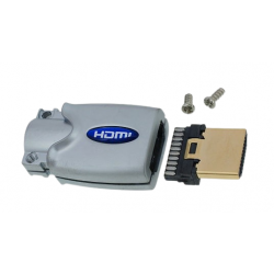 Wtyk HDMI CHROME HDZ82 do samodzielnego montażu