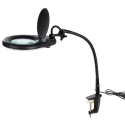 ZD-129B lampa warsztatowa z lupą 80 LED 5D i uchwytem stołowym LED Zhongdi