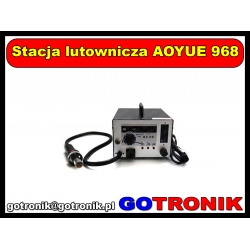 Stacja lutownicza + HOT-AIR na gorace powietrze 3w1 AOYUE 968