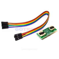 Adapter QFN8-DIP8 uniwersalny dla programatorów QFN8, MLF8, MLP8, WSON8, DFN8