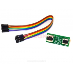 Adapter QFN8-DIP8 uniwersalny dla programatorów QFN8, MLF8, MLP8, WSON8, DFN8