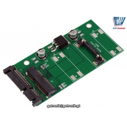 Adapter mSATA do SATA SSD AK310