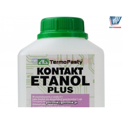 Kontakt ETANOL plus ART.AGT278 5901764325758 w rozcieńczeniu z wodą 5:1 może być stosowany jako środek do dezynfekcji powierzchni i rąk