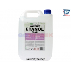 Kontakt ETANOL plus ART.AGT280 5901764325772 w rozcieńczeniu z wodą 5:1 może być stosowany jako środek do dezynfekcji po