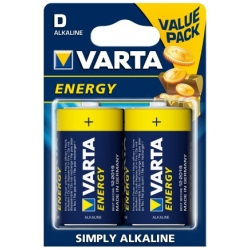 Bateria alkaliczna VARTA LR20 D 1,5V  ENERGY; blister; 2 szt.