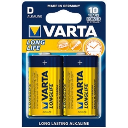 Bateria alkaliczna VARTA LR20 D 1,5V  LONGLIFE; blister; 2 szt.