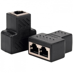 rozdzielacz sieciowy RJ45 adapter przejściówka splitter BTE-1004