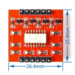 Moduł 4 kanałowego optoizolatora TLP281 transoptor do systemów MCU BTE-248