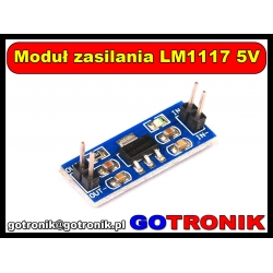 Moduł zasilania stabilizator napięcia AM1117 5V