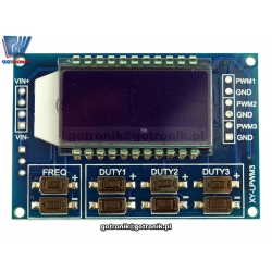 Sterownik PWM 3,3V-30V 1Hz-150kHz 3 wyjścia