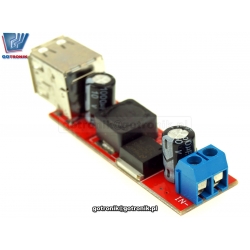 Przetwornica napięcia - ładowarka 2 x USB 5V