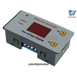 elektroniczny sterownik regulator procesu pracy akumulatorów 12V chroni akumulator przed całkowitym głębokim rozładowani