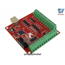 Sterownik obrabiarek CNC MACH3 do 4 silników krokowych 24V BTE-868