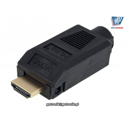 Wtyk HDMI z szybkozłączem w obudowie BTE-897