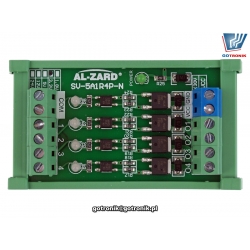 moduł optoizolatora SV-5A1R4P-N AL-ZARD 4 kanałowy PLC na szynę DIN BTE-900