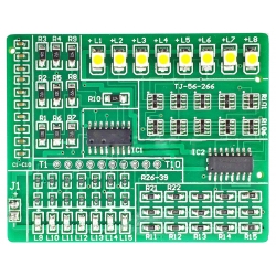 zestaw 76 sztuk elementów elektronicznych SMD + płytka drukowana PCB do nauki lutowania BTE-982