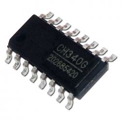 CH340G układ scalony konwerter interfejsów USB TTL UART SOP16 SO16