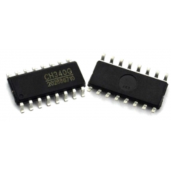 CH340G układ scalony konwerter interfejsów USB TTL UART SOP16 SO16