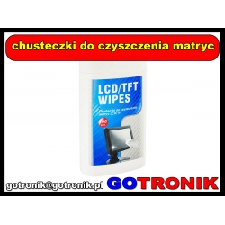 Chusteczki do czyszczenia matryc LCD/TFT