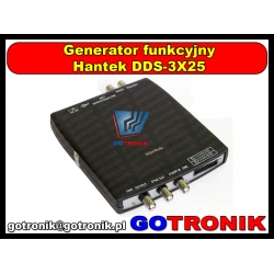 Generator funkcyjny DDS firmy Hantek model: DDS-3X25