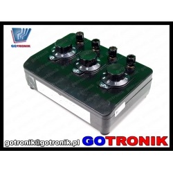 Dekada rezystorowa laboratoryjna 0 do 9.99Ω
